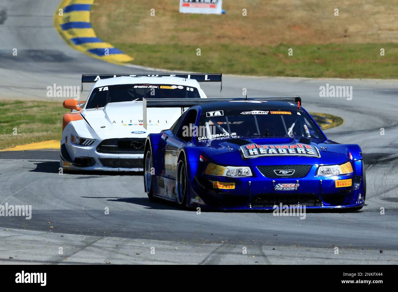 BRASELTON, GA MARCH 27 Wally Dallenbach, Jr. races his Ford Mustang