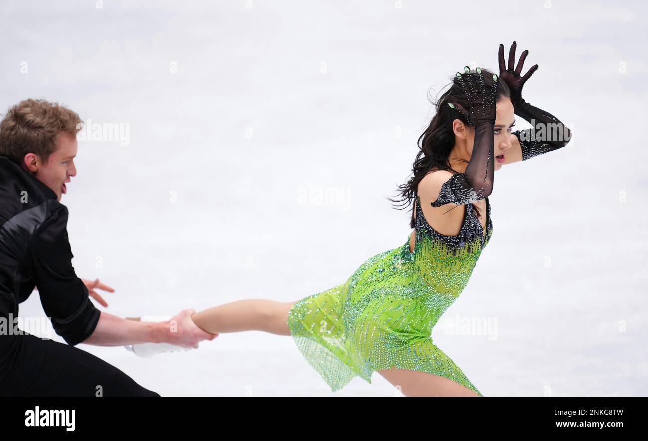 Madison CHOCK / Evan BATES of United States perform during the Ice