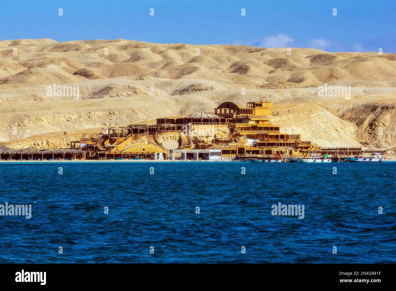 Egypt, Red Sea Governorate, Hurghada, View of Orange Bay in summer Stock Photo