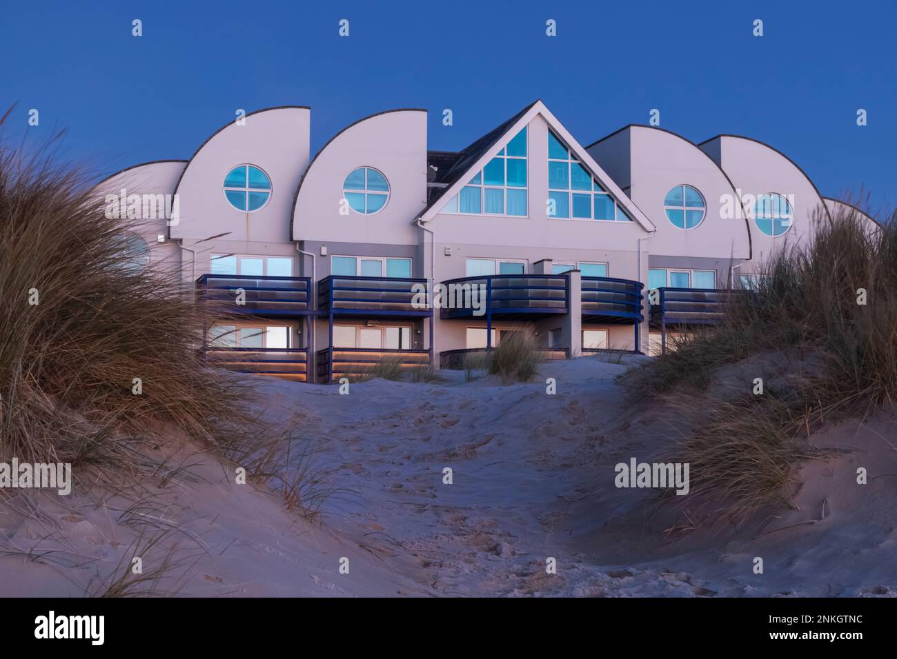 England, Dorset, Poole, Sandbanks Beach and Luxury Waterfront