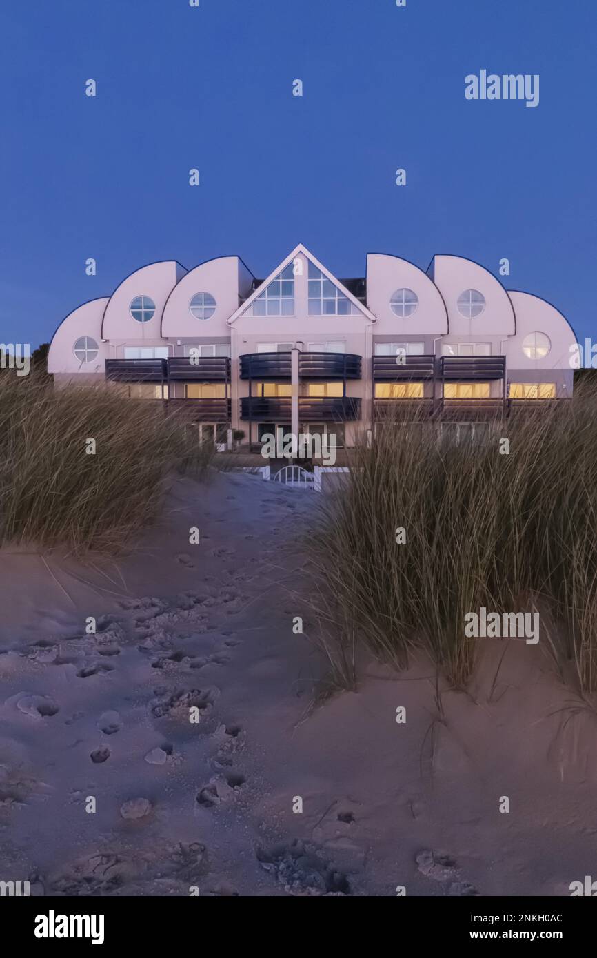 England, Dorset, Poole, Sandbanks Beach and Luxury Waterfront