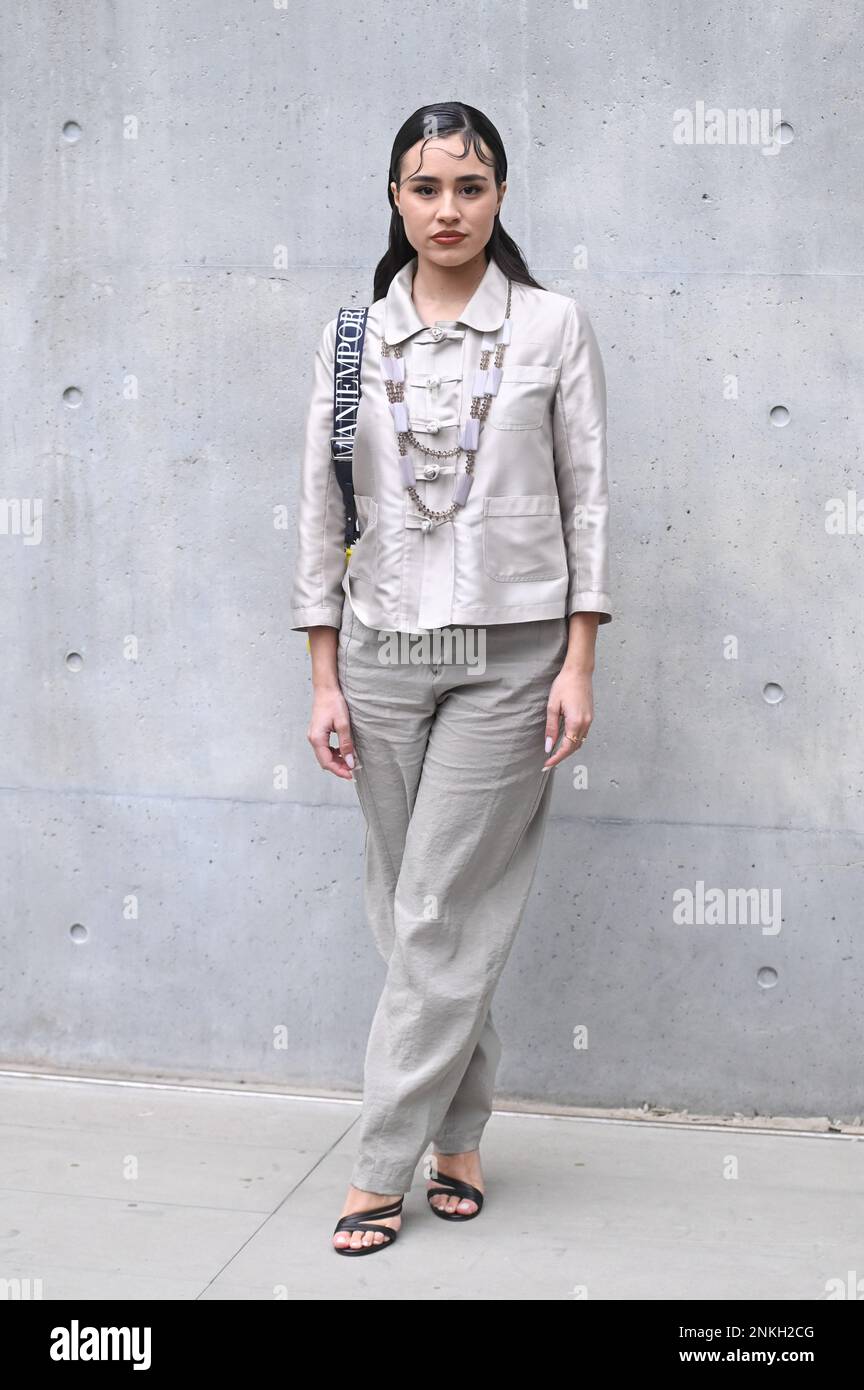 Milan, Italy. 24th Feb, 2023. Milan, Woman Fashion Week, Fall Winter