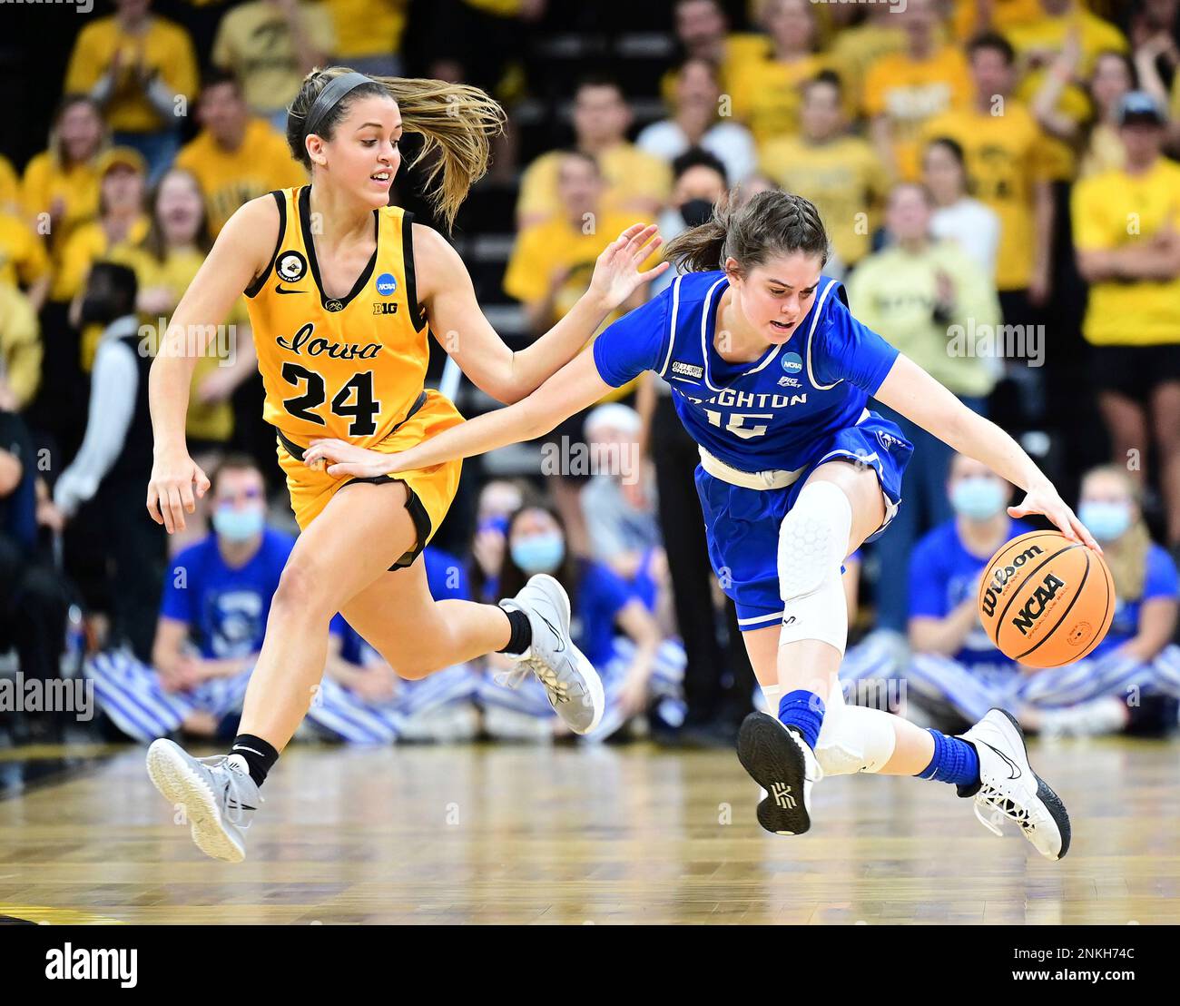 IOWA CITY, IA MARCH 20 Creighton Blue Jays guard Lauren Jensen (15