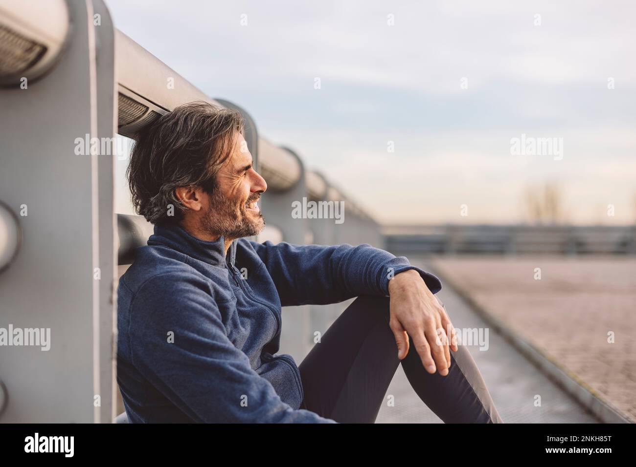 Thinking mature happy man hi-res stock photography and images - Alamy