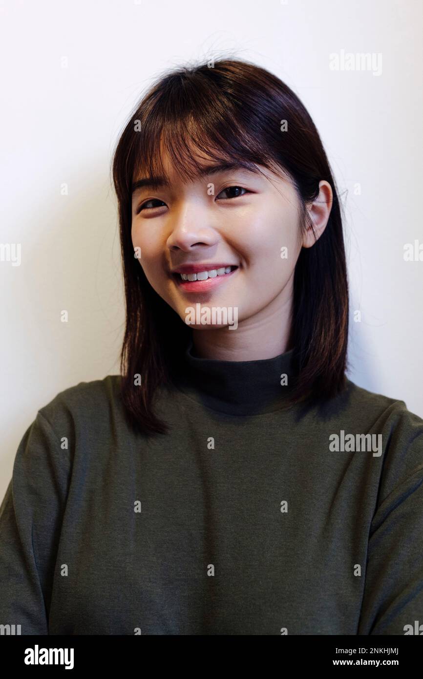 Contented chinese asian woman hi-res stock photography and images - Alamy