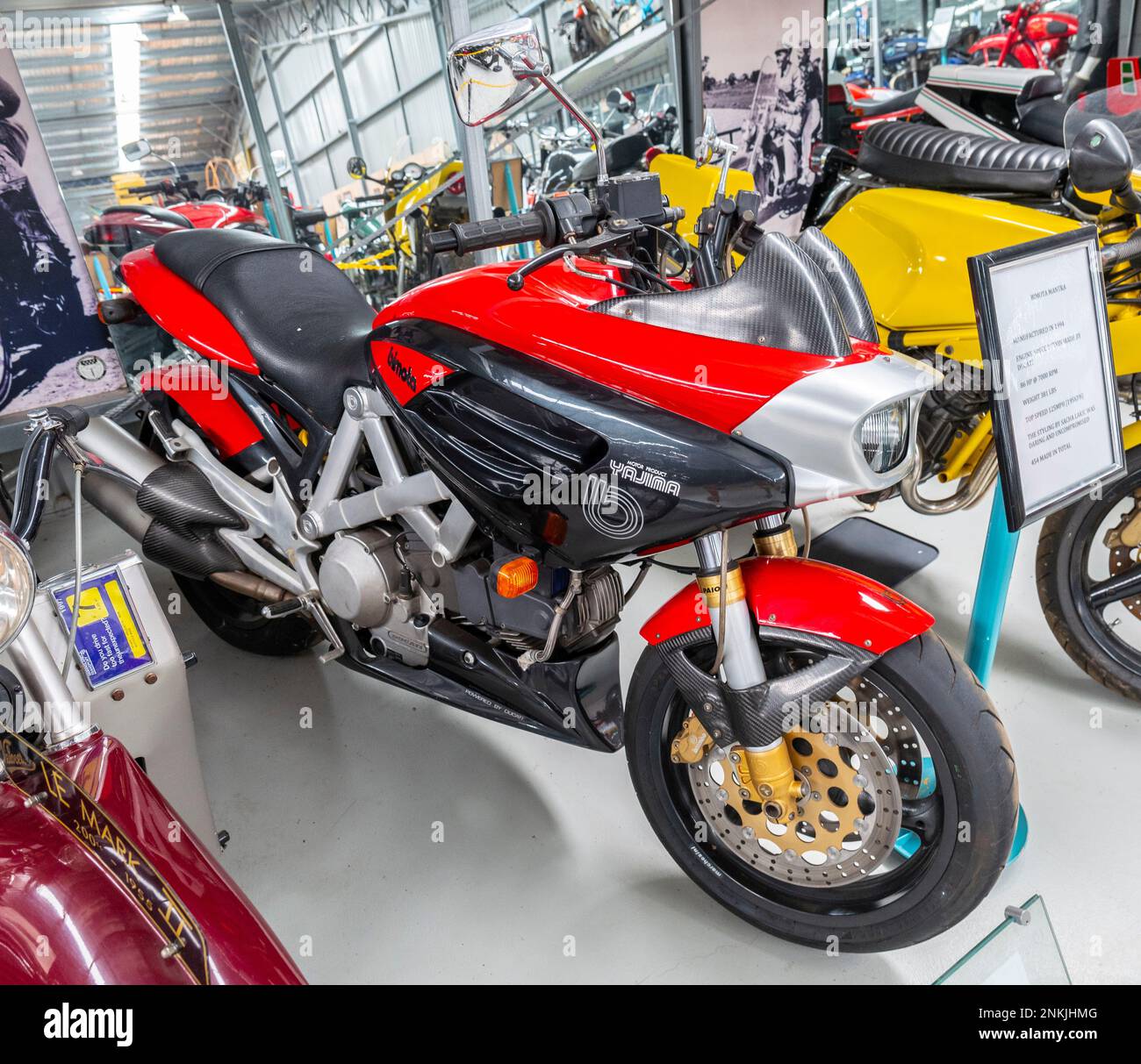 Bimota Mantra with ducati vee twin engine at the Inverell National Transport museum in northern new south wales, australia Stock Photo