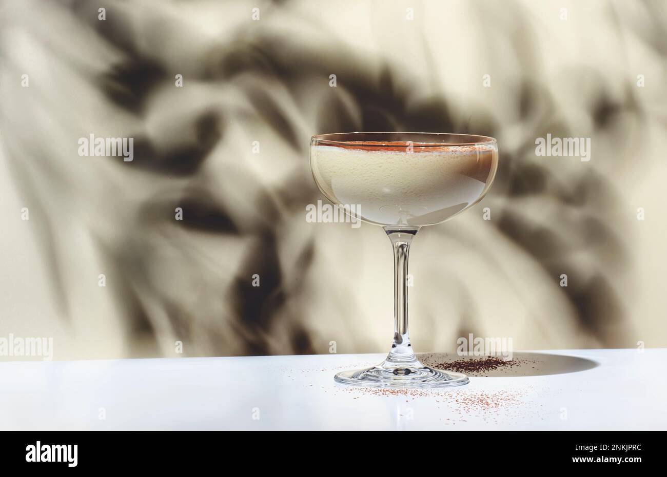 Brandy alexander alcoholic cocktail drink with cognac, cocoa liquor ...