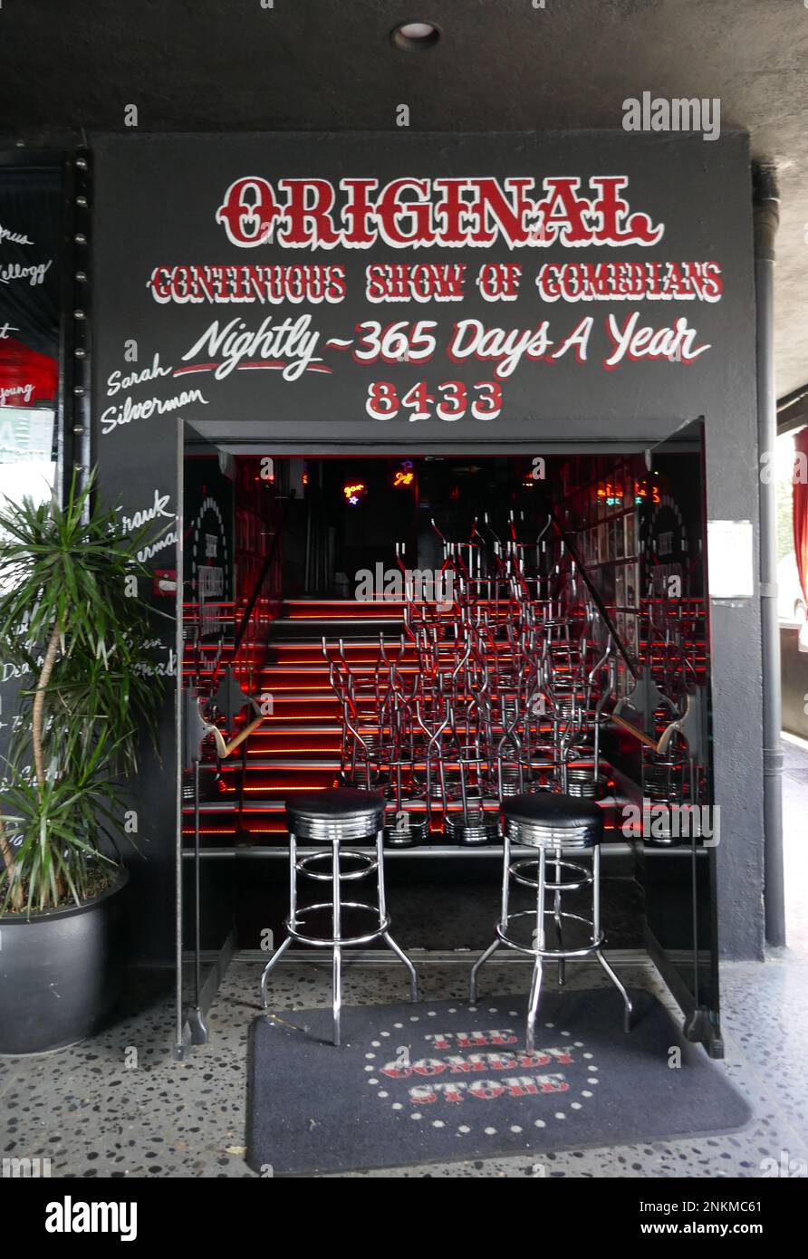 West Hollywood, California, USA 22nd February 2023 The Comedy Store on Sunset Blvd on February 22, 2023 in West Hollywood, California, USA. Photo by Barry King/Alamy Stock Photo Stock Photo