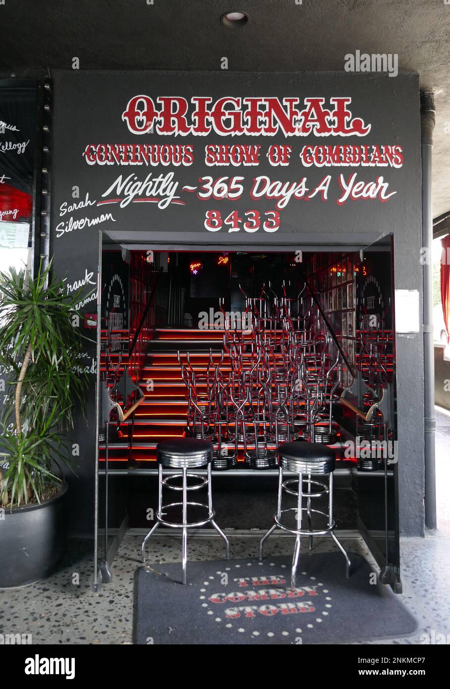 West Hollywood, California, USA 22nd February 2023 The Comedy Store on Sunset Blvd on February 22, 2023 in West Hollywood, California, USA. Photo by Barry King/Alamy Stock Photo Stock Photo