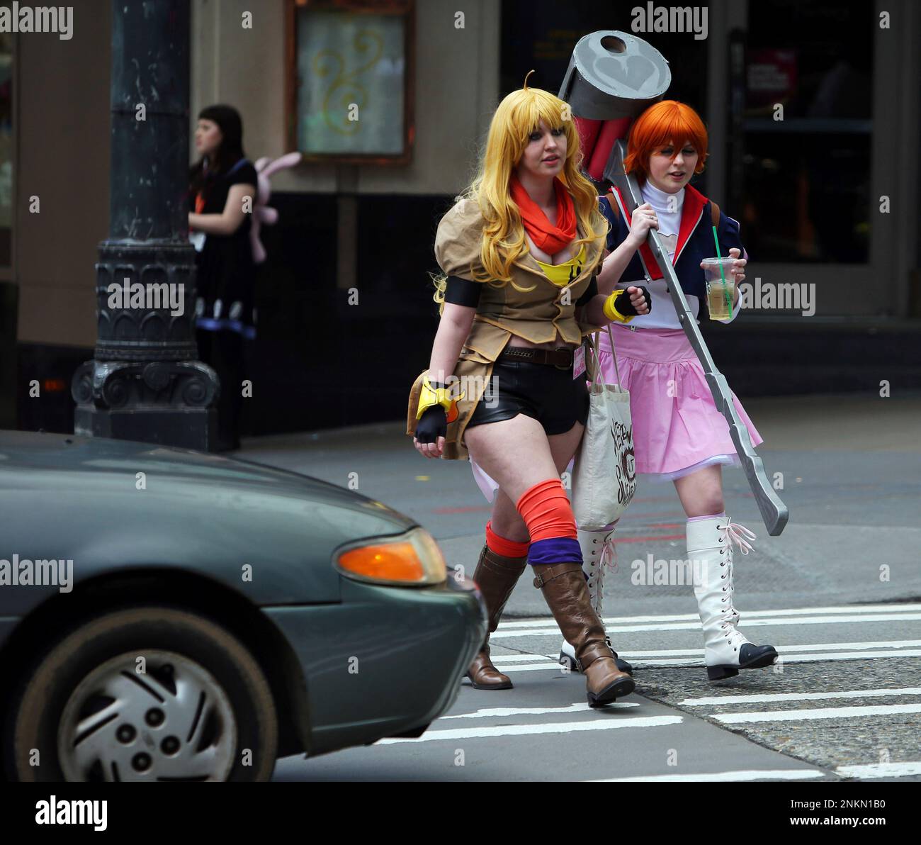 Scenes from the SakuraCon anime convention, Friday, April 14, 2017 at