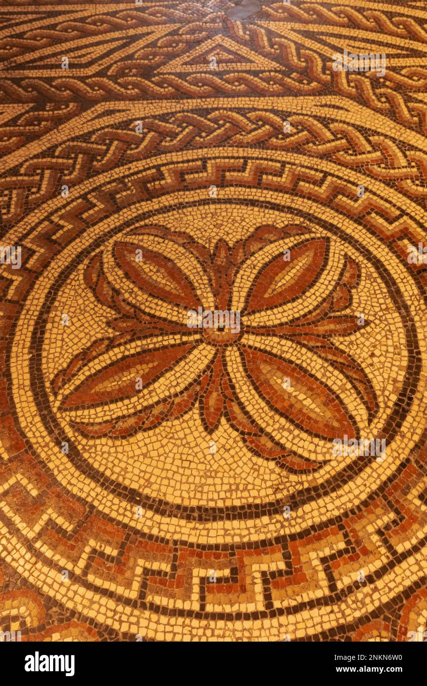 Britain roman mosaics hires stock photography and images Alamy