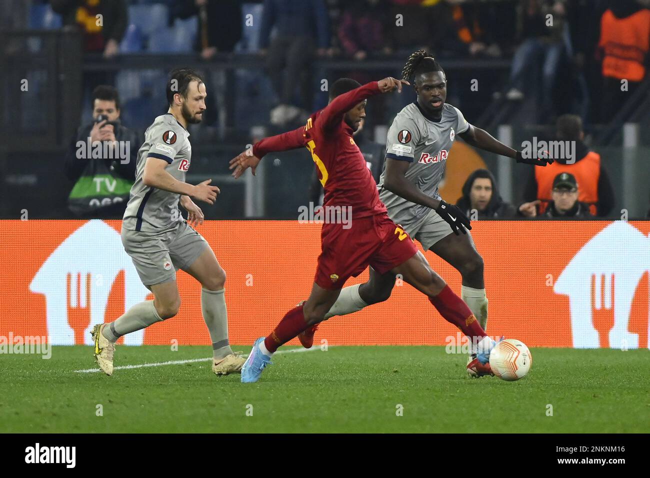 SERIE a FOOTBALL MATCH AS ROMA VS GENOA FC at OLYMPIC STADIUM in ROME on  FEBRUARY, 5TH 2022 Editorial Stock Photo - Image of score, february:  240717663