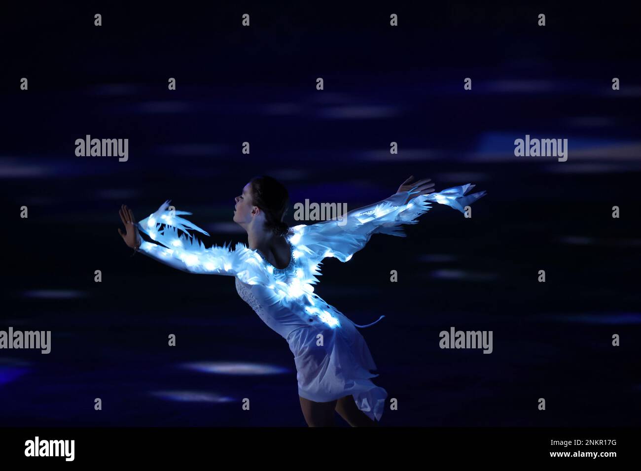 Anna Shcherbakova of ROC, the gold medalist of the women's single