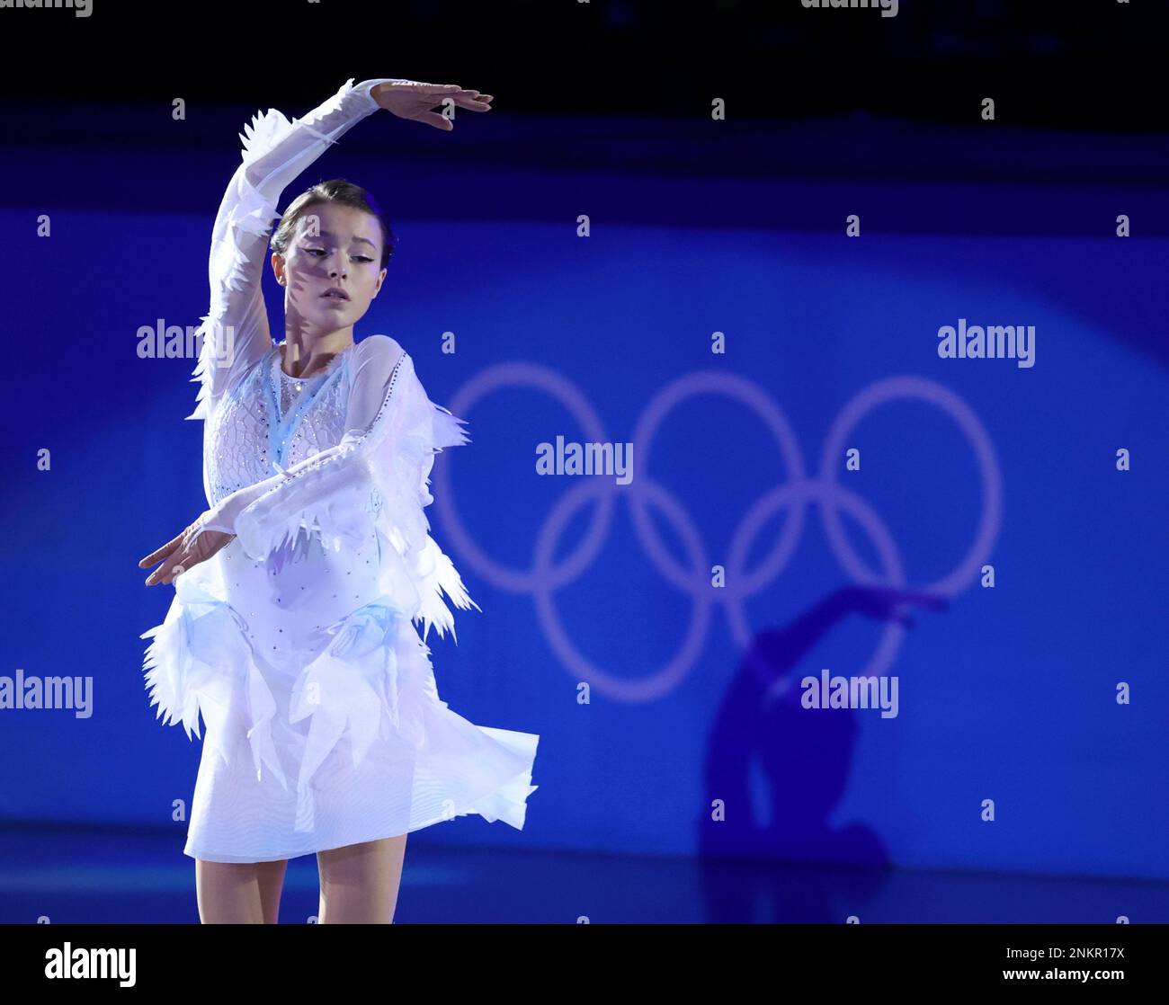 Anna Shcherbakova of ROC, the gold medalist of the women's single