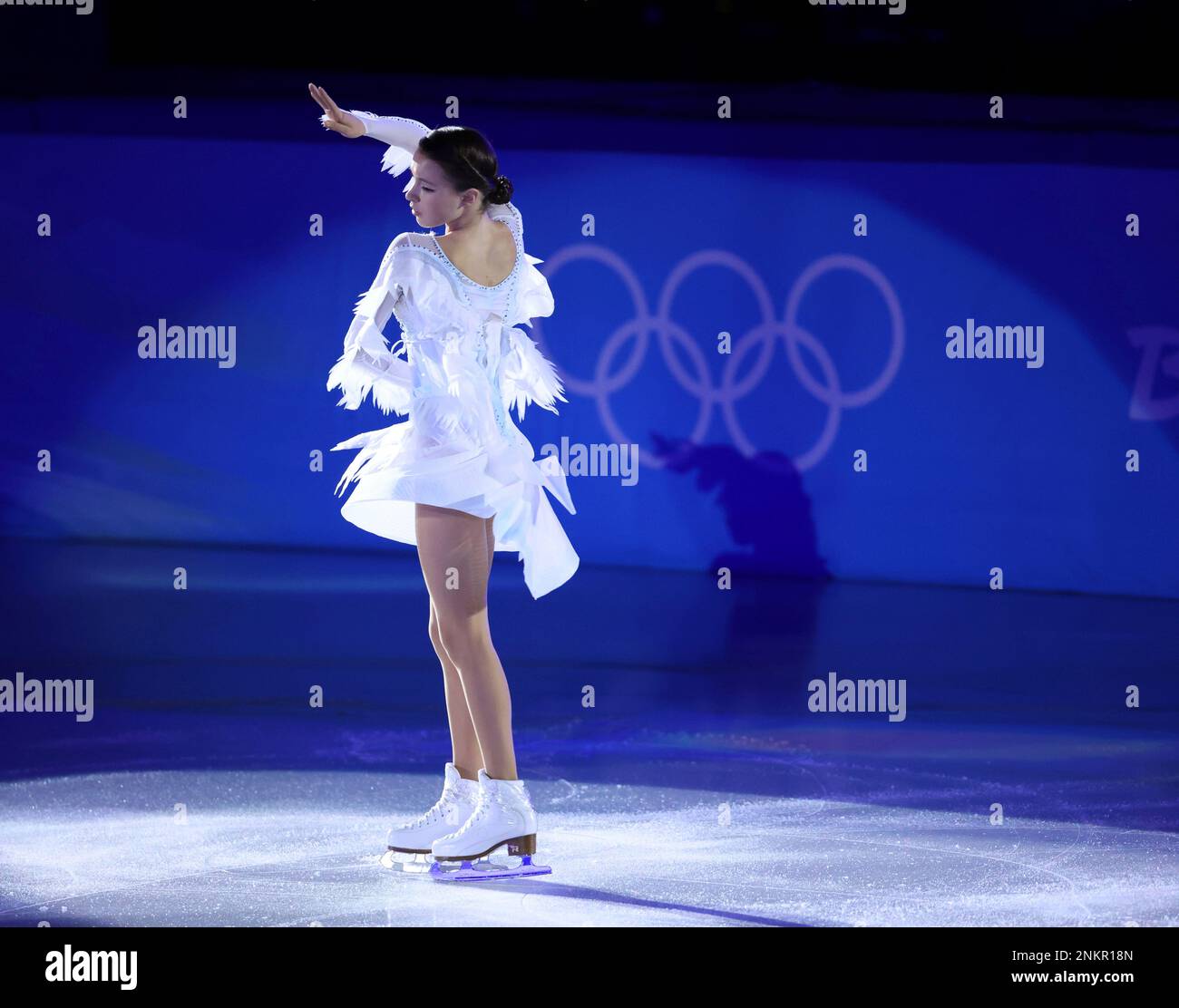 Anna Shcherbakova of ROC, the gold medalist of the women's single