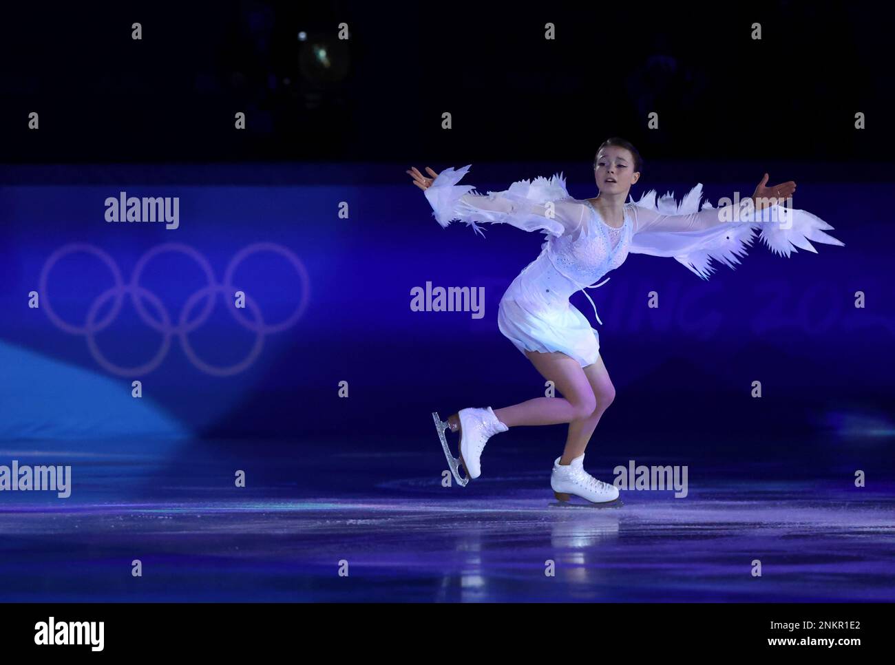 Anna Shcherbakova of ROC, the gold medalist of the women's single