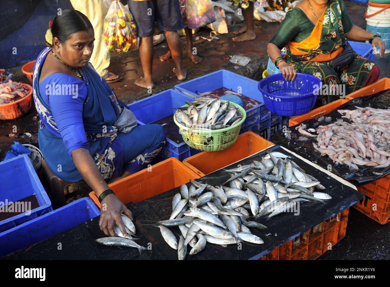 INDIA. MAHARASTHRA. MUMBAI ( BOMBAY) SASSOON DOCKS THE FISH MARKET Stock Photo Alamy