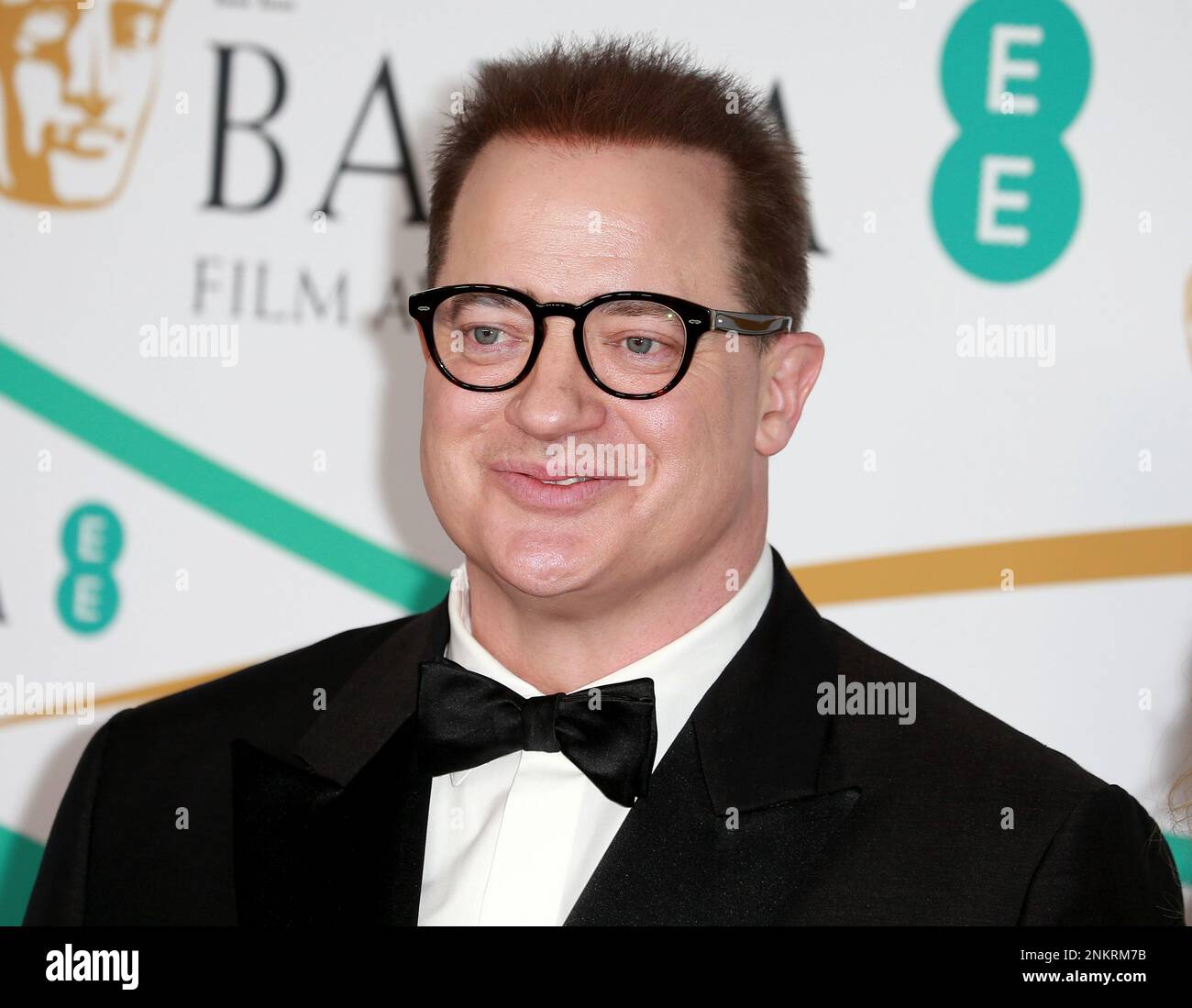 Brendan Fraser attend the EE BAFTA Film Awards 2023 at The Royal