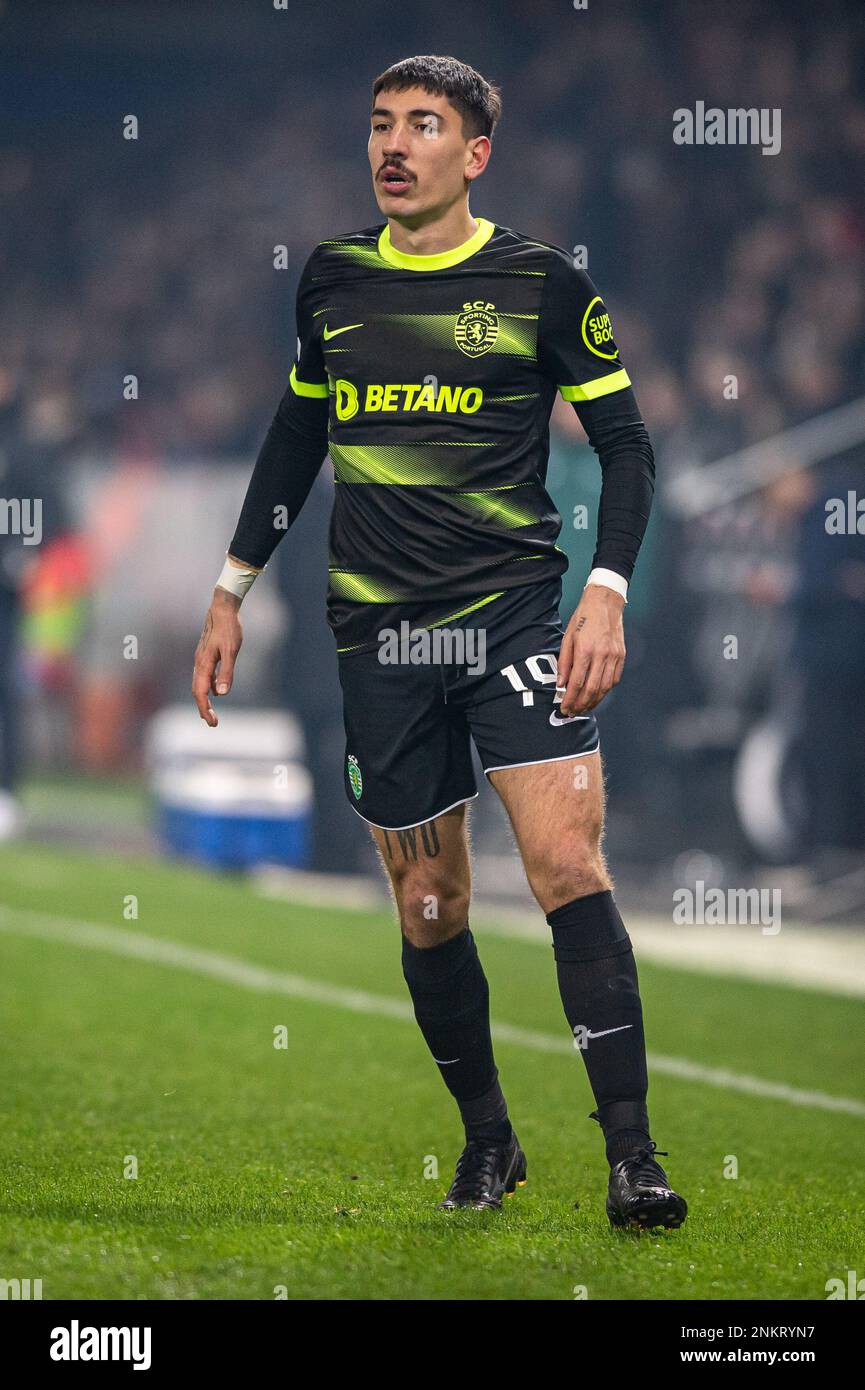 Herning, Denmark. 23rd Feb, 2023. Hector Bellerin (19) of Sporting CP