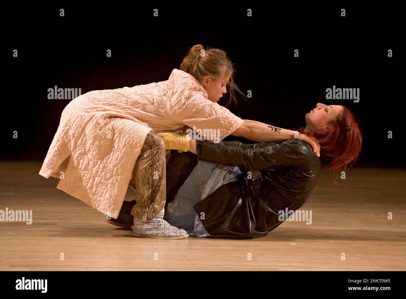 JESS 018 OHARA.CR2 Yerba Buena Center for the Arts. Lea Martini (left),  Maria Francesca Scaroni (right) Touched: Symptom,s of Being Human, which  will premiere in June of 2005 at Yerba Buena Center