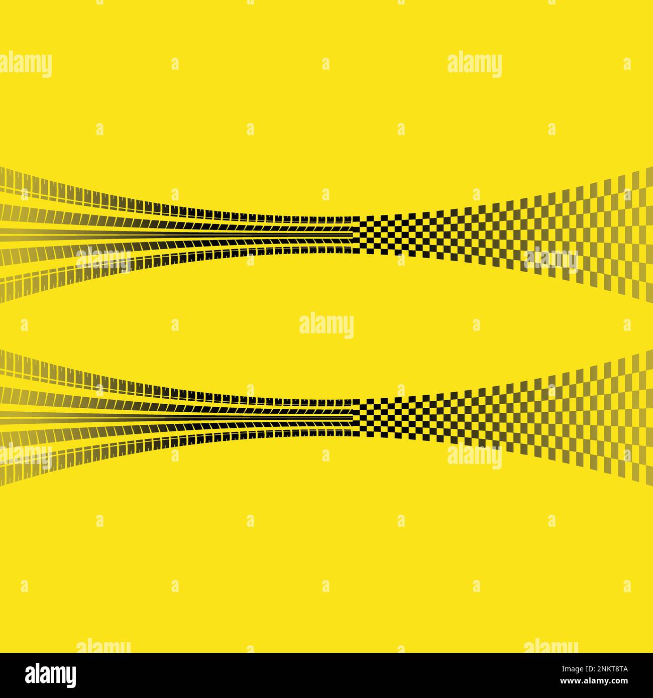 Sport flags tire tracks lines Stock Vector