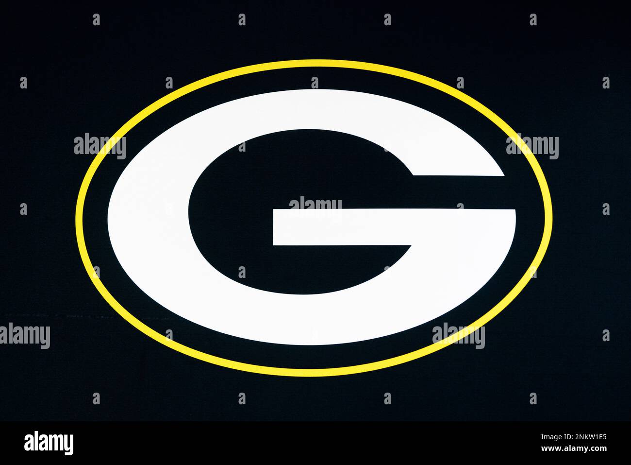 LOS ANGELES, CA FEBRUARY 08 Detail view of the Green Bay Packers