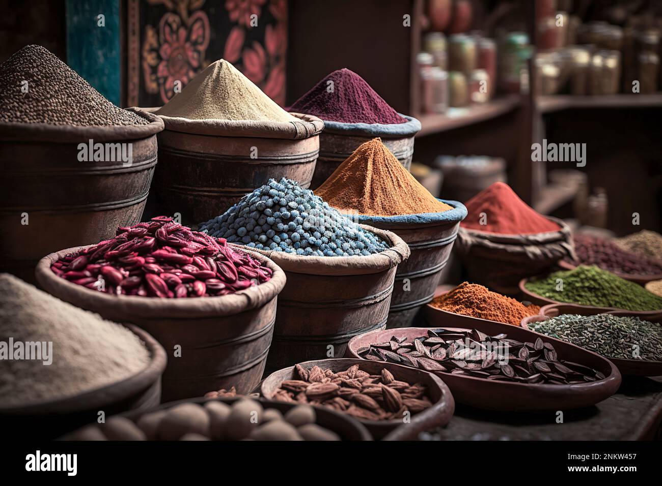 A Feast for the Senses: The Beauty of a Traditional Arab Spice Souk ...