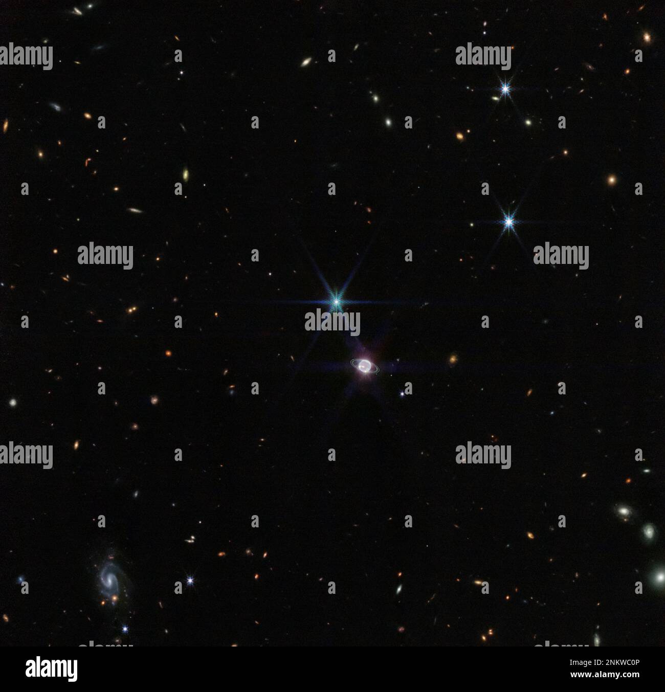 Neptune, James b Space Telescope image Stock Photo Alamy