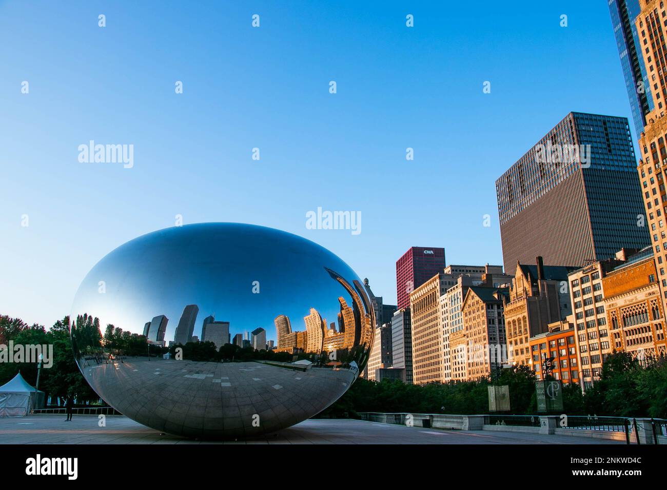 Chicago bean millenium park Stock Photo Alamy