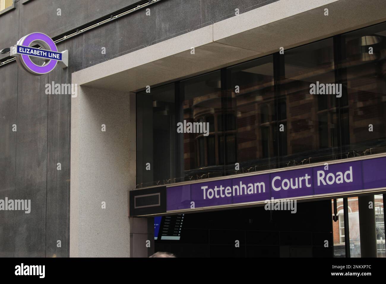 Tottenham Court Road Station on the New Elizabeth Line Stock Photo - Alamy