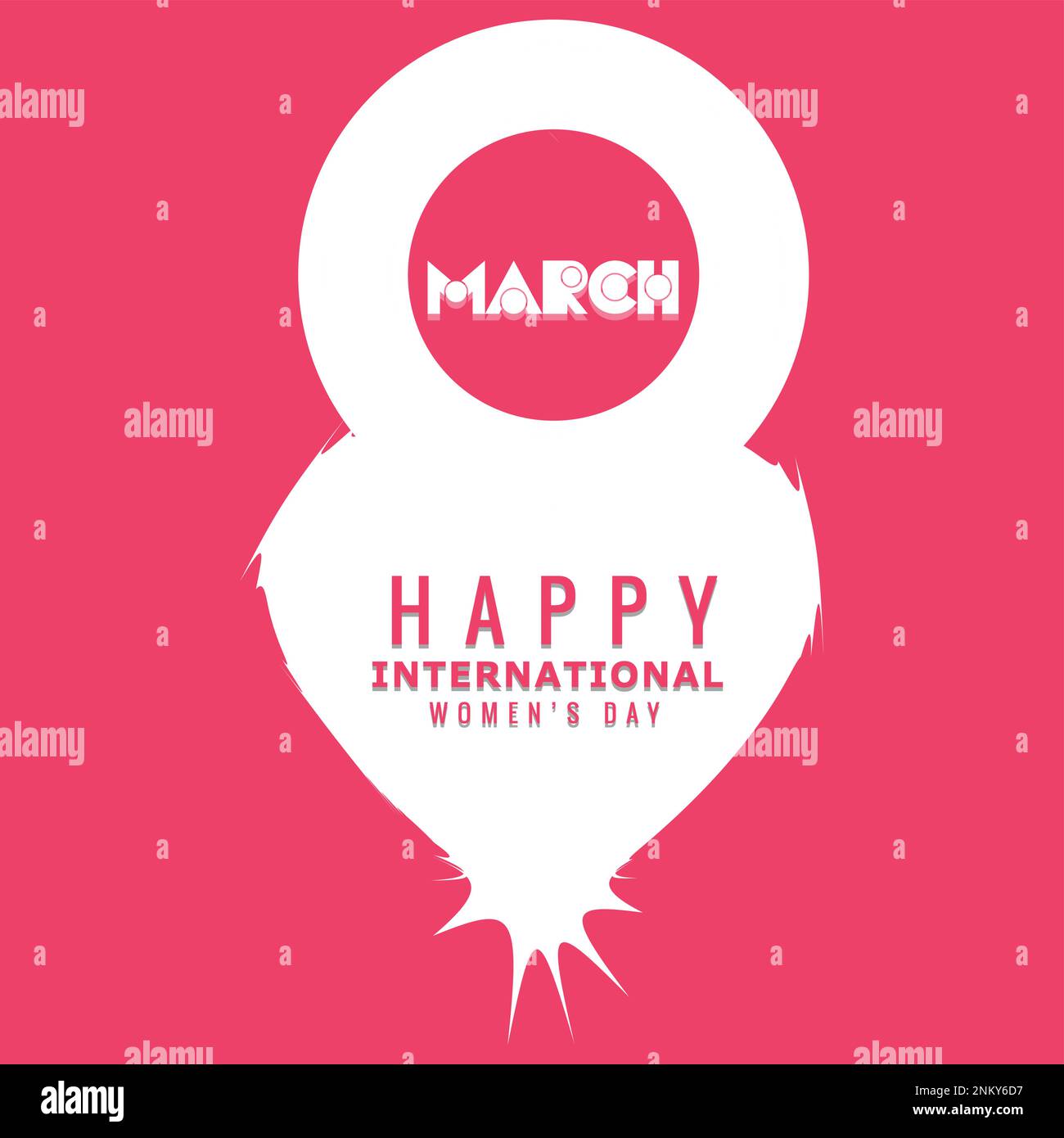 International Women's Day. 8 march, Vector Template for Women's Day ...