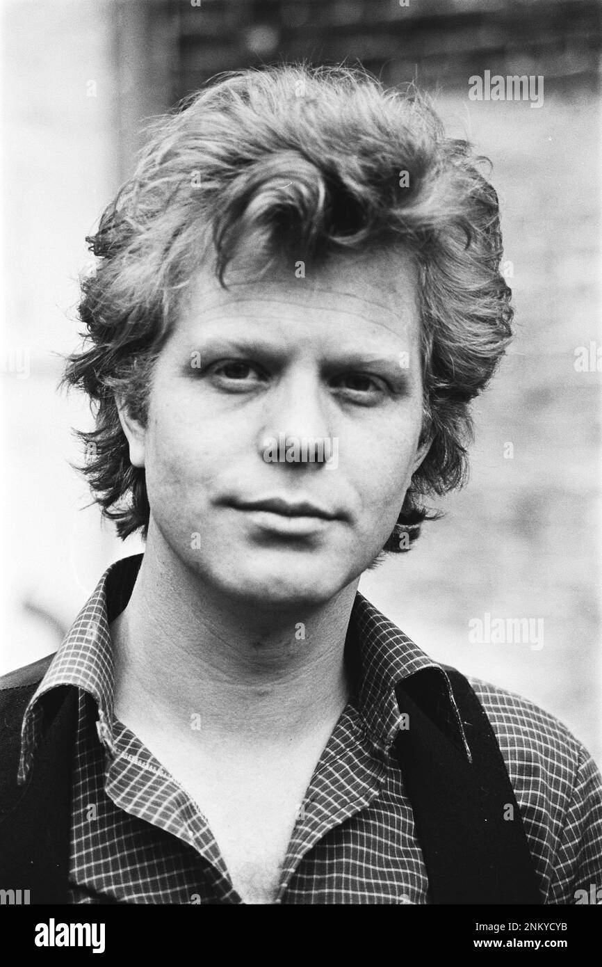 Netherlands History: Rob Stolk (formerly Provo, now printer) ca. February 12, 1980 Stock Photo