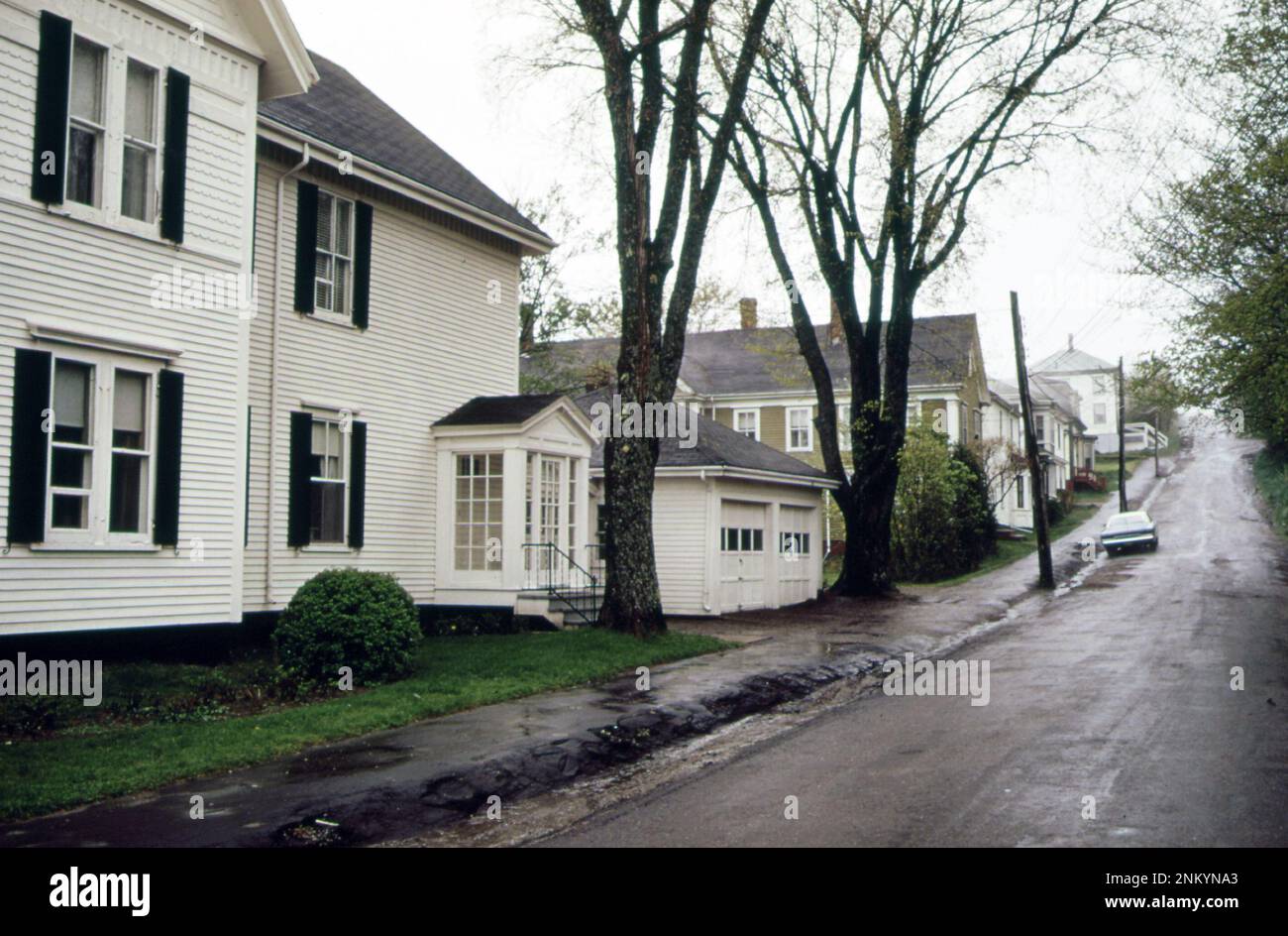 1970s United States Houses on a quiet residential street in Eastport
