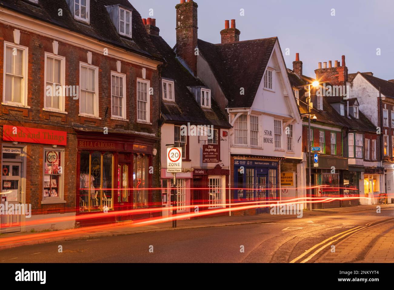 England, Dorset, Blandford Forum, East Street with Era Shop
