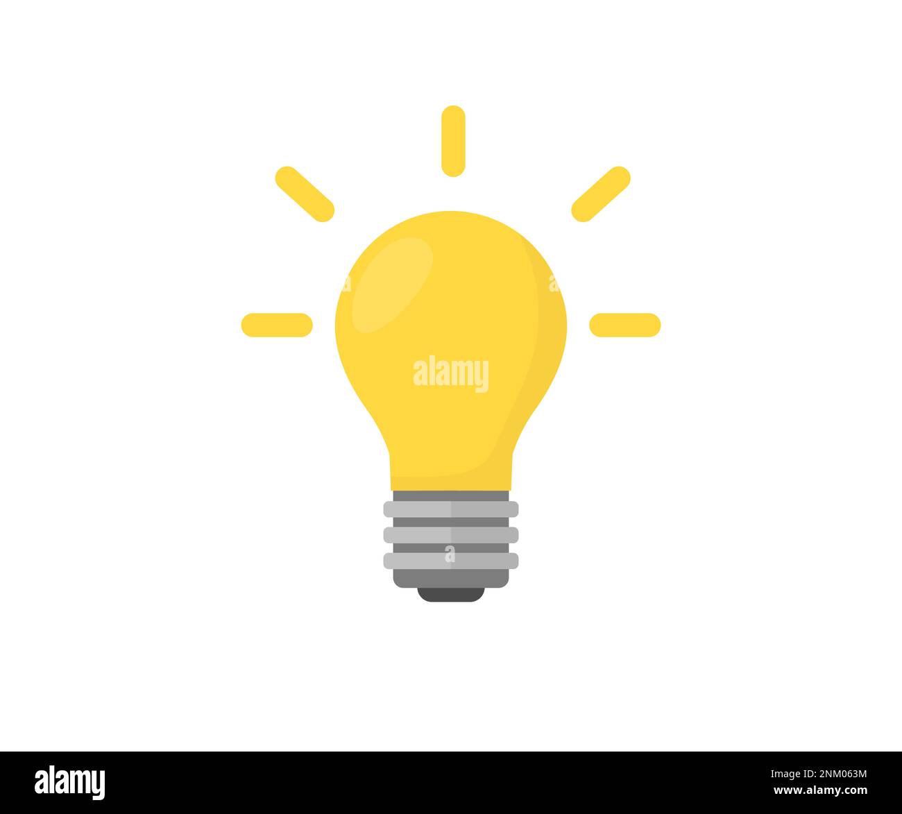 Idea lamp, innovative idea, light bulb logo design. Lamp concept. Light bulb. Glowing light bulb, inspiration. Concept of idea. Stock Vector