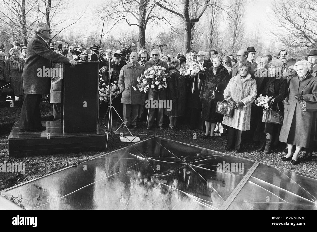 Netherlands History: Annual. Auschwitz commemoration at the Nieuwe ...