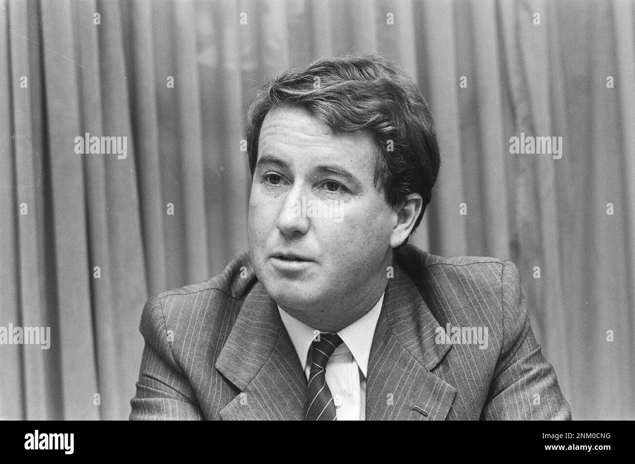 Mr. Oostra (general director of Heineken Netherlands) ca. 1985 Stock Photo