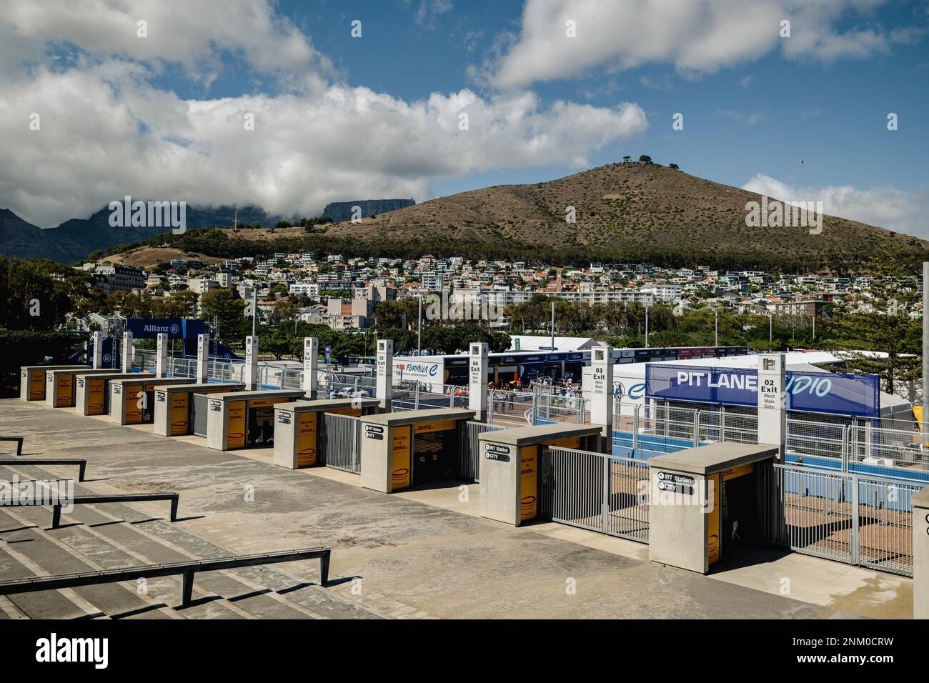 Illustration paddock during the 2023 Cape Town ePrix, 4th meeting of