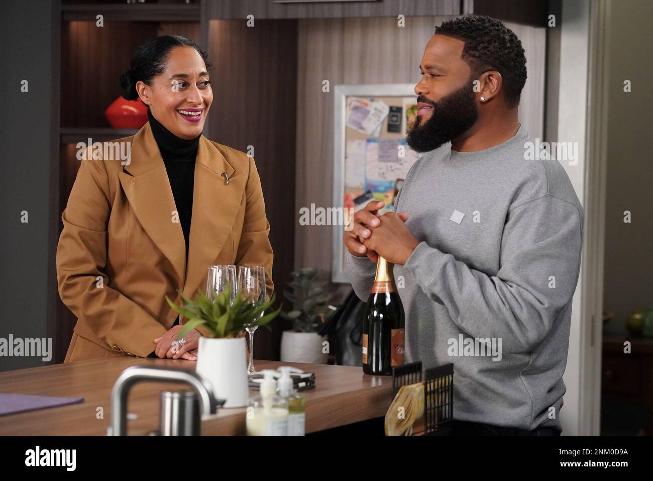 This image released by ABS shows Tracee Ellis Ross, left, and Anthony