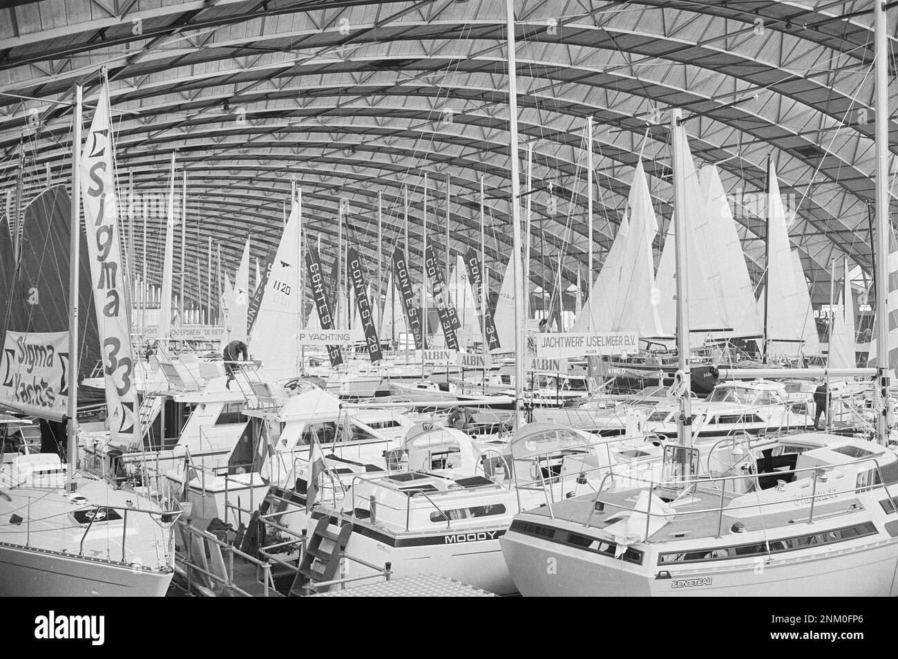 Netherlands History Hiswa, water sports exhibition in the RAI