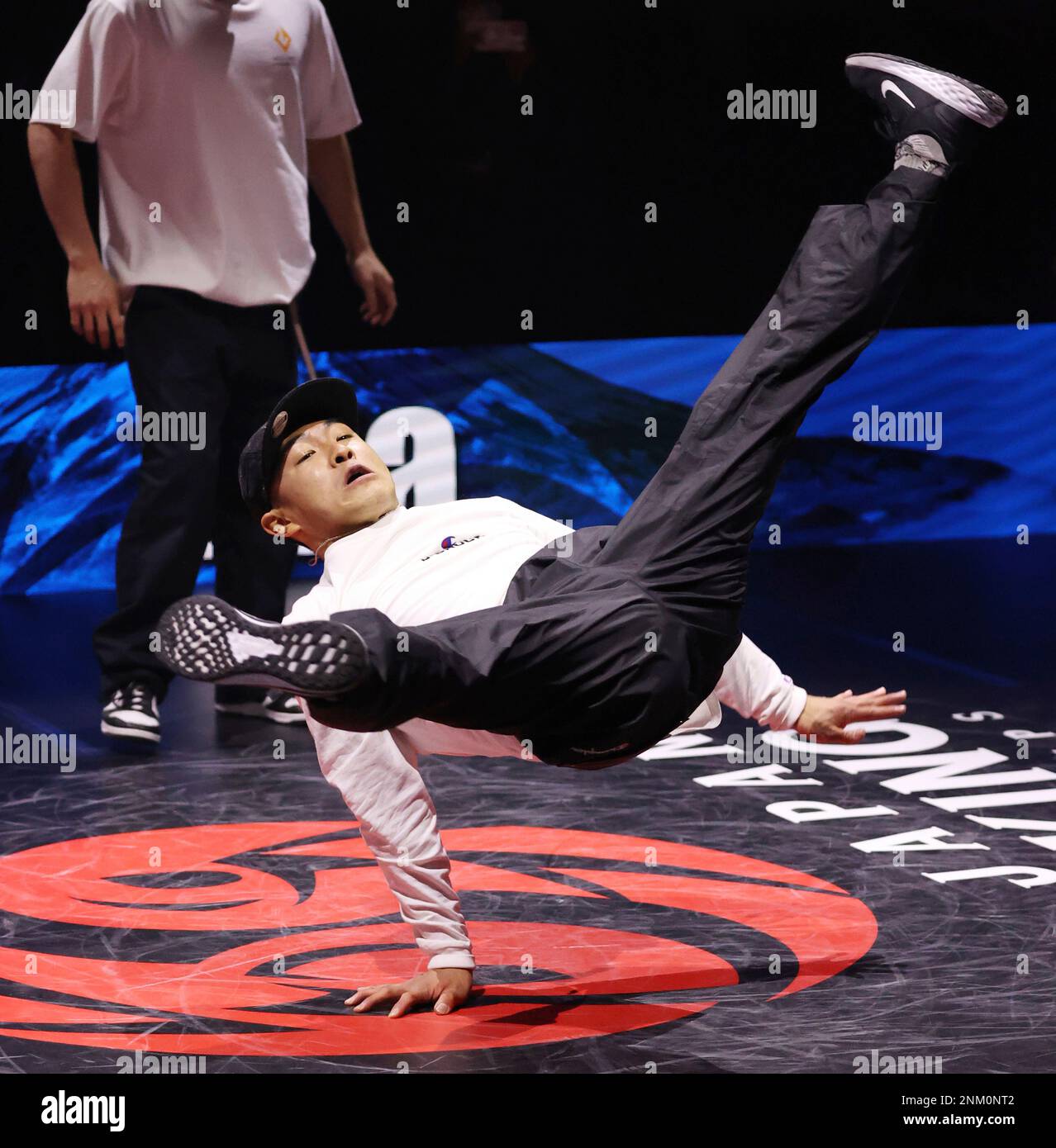 Shigekix (Shigeyuki Nakarai) performs during Open BBOY of