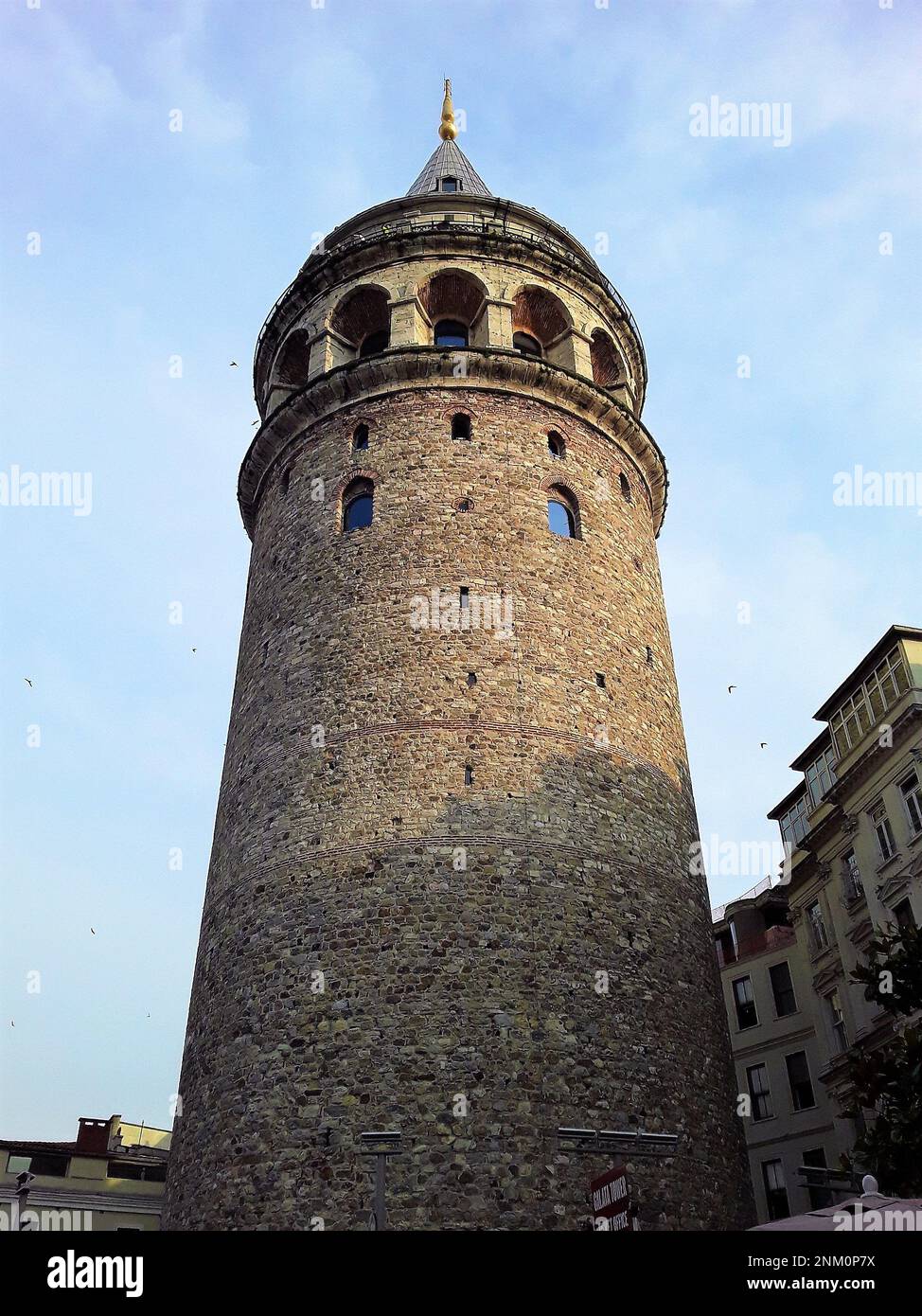 Galata Tower, Beyoglu, Istanbul, Turkey. Stock Photo