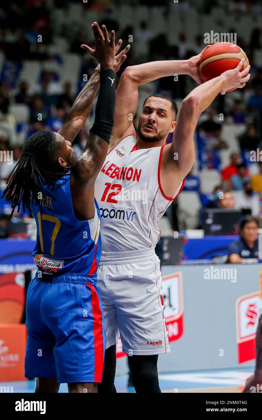 Bulacan Province, Philippines. 24th Feb, 2023. Naim Rabay (R) of ...