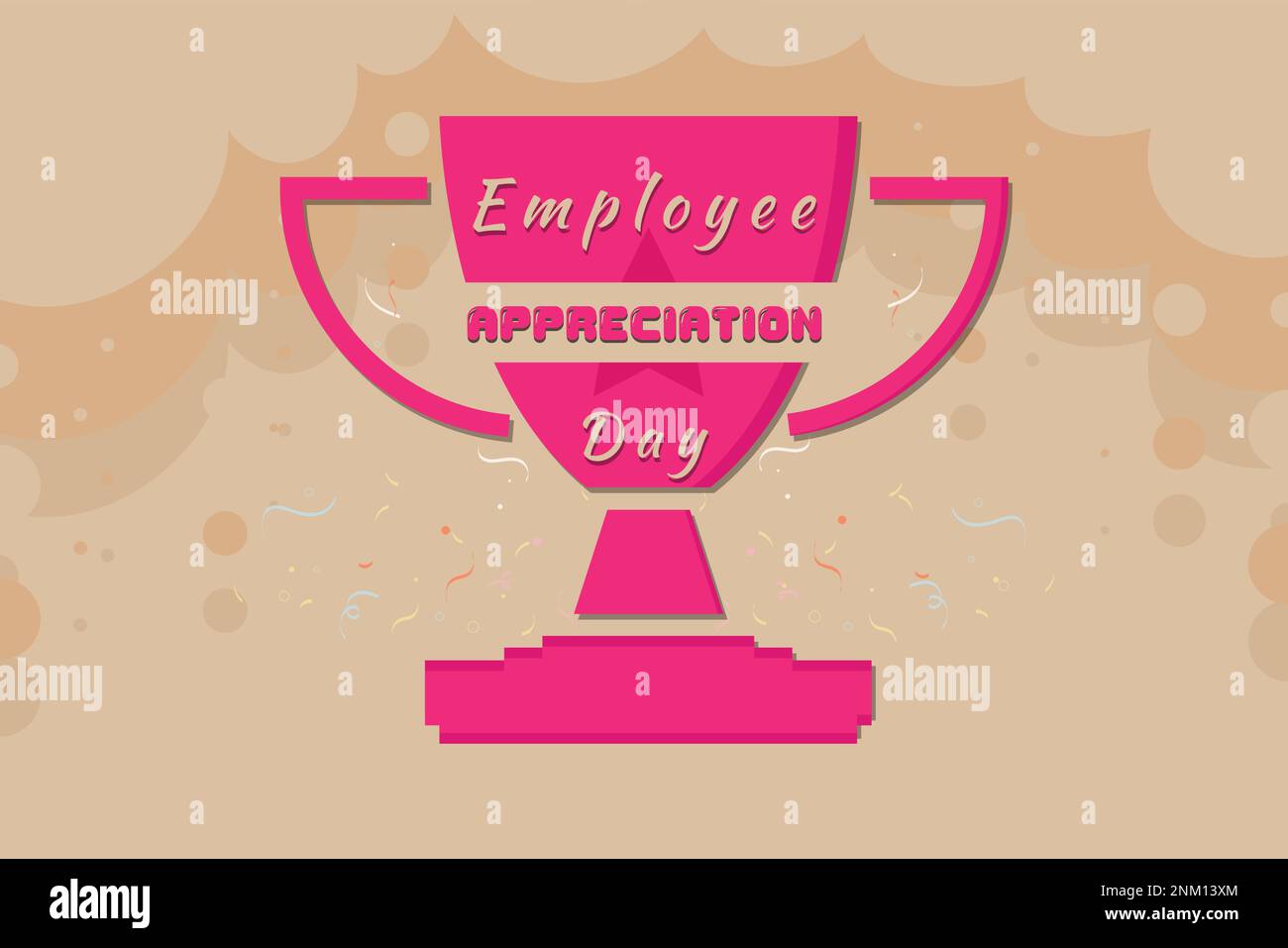Happy Employee Appreciation Day, Employee of the month Stock Vector