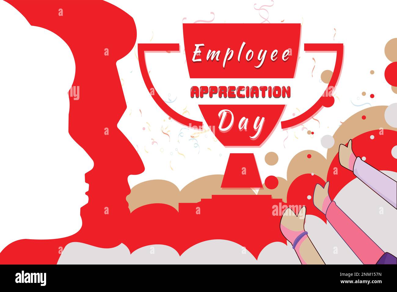Happy National Employee Appreciation Day Stock Vector