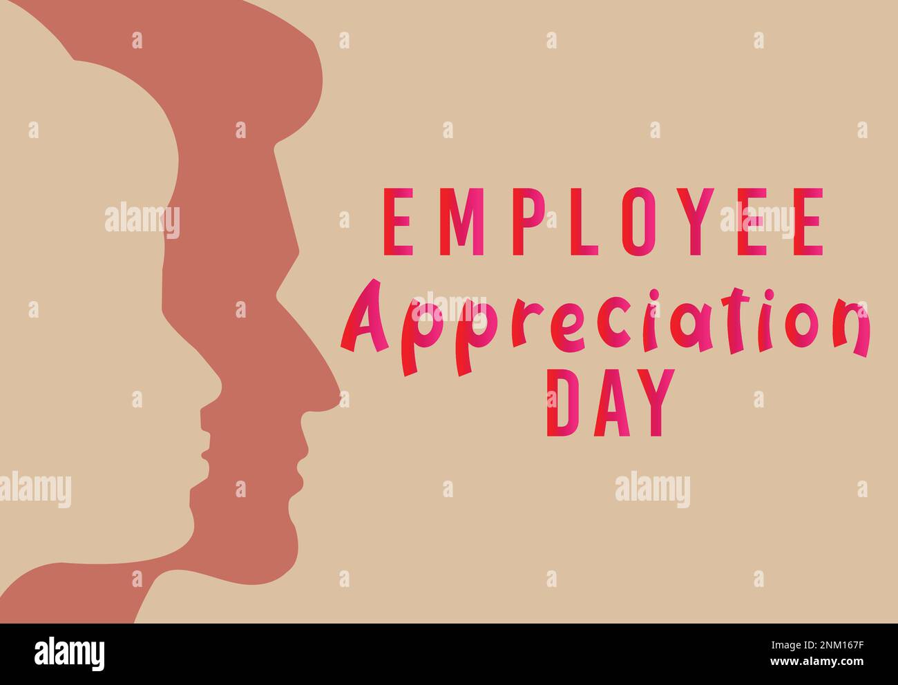 Happy Employee Appreciation Day Employee Of The Month Stock Vector