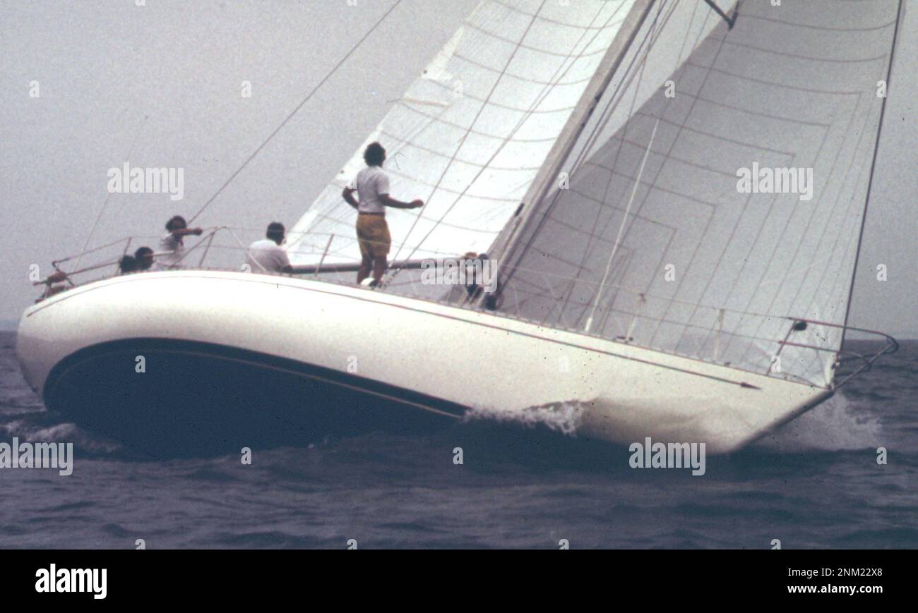 1970s Sailing Photos Contender in the AnnapolisNewport race on
