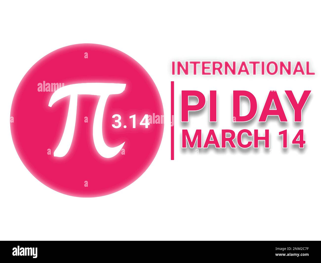 International Pi Day. March 14. Holiday concept. Template for
