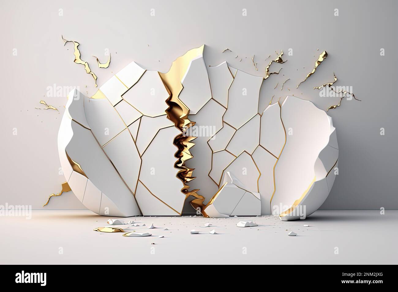 Kintsugi pottery style hi-res stock photography and images - Alamy