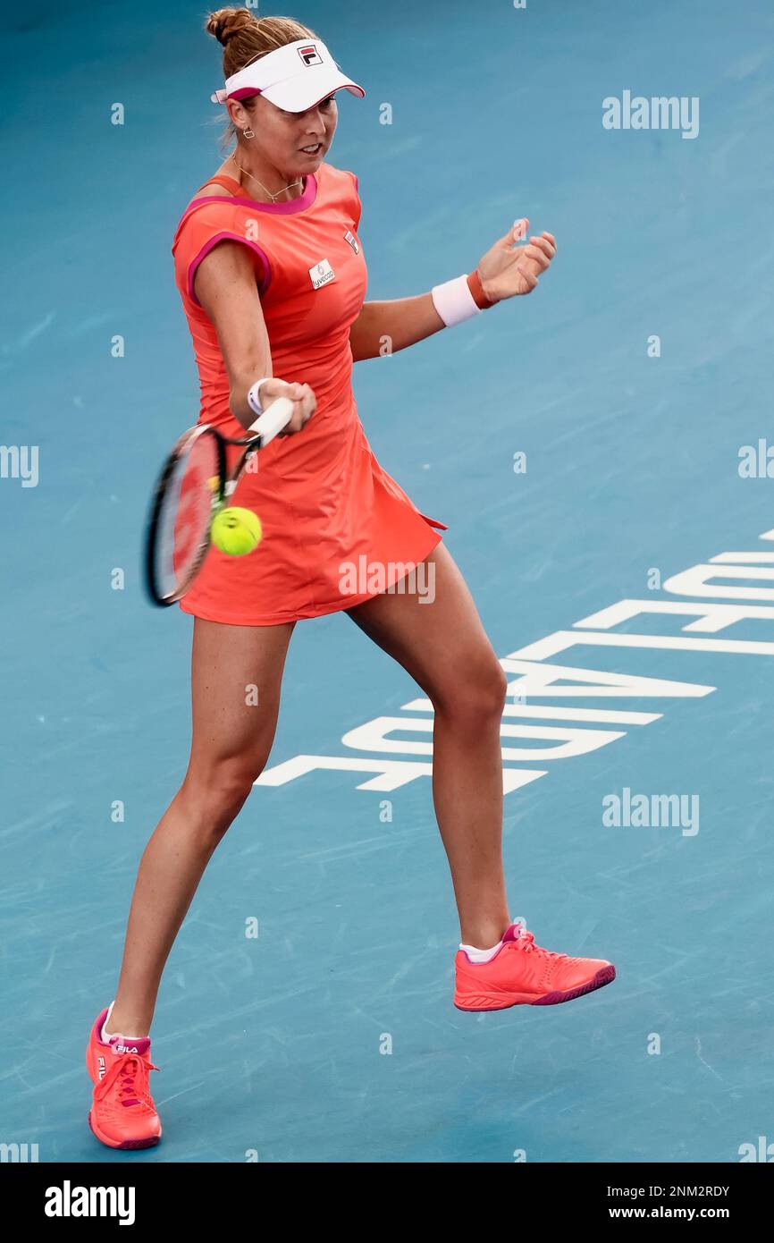 ADELAIDE, AUSTRALIA JANUARY 07 Shelby Rogers of United States plays
